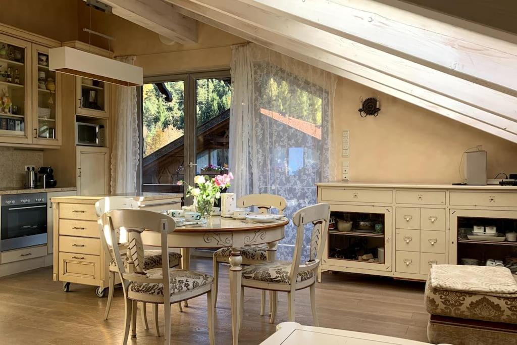 Garmisch Lux Apartment Mit Sauna Экстерьер фото